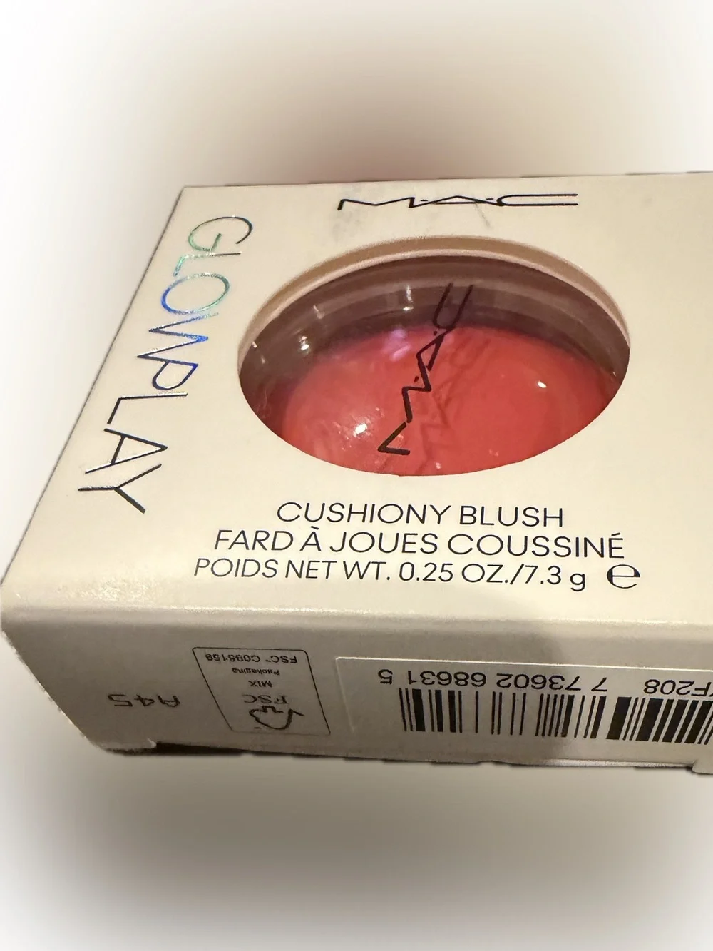 MAC Cosmetics GLOW PLAY CUSHIONY BLUSH | shade: heat index (BRIGHT PINK) | NWT